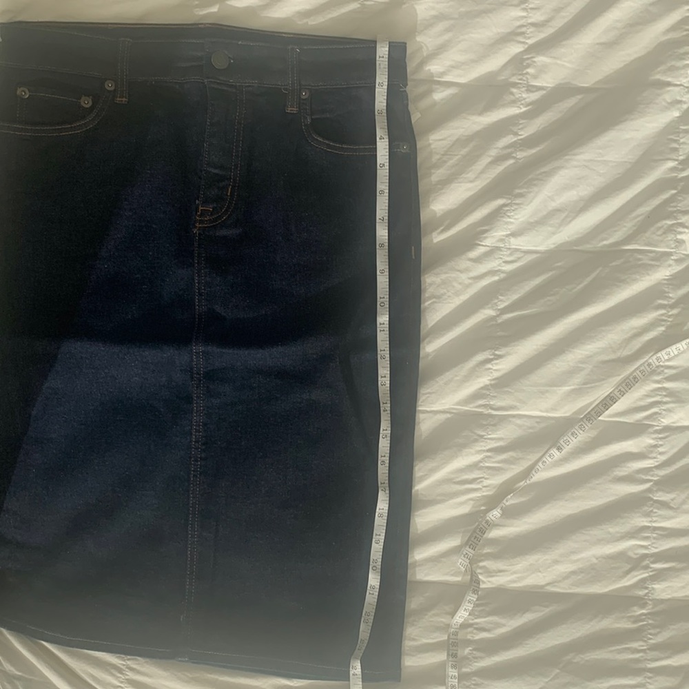 NWT - Ralph Lauren denim skirt - dark denim - Picture 7 of 7